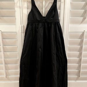 Zara Maxi/ ankle length 100% cotton dress with pockets.